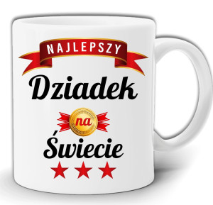 NAJLEPSZY DZIADEK NA ŚWIECIE KUBEK + PUDEŁKO GW40