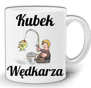 DLA WĘDKARZA RYBAKA NA PREZENT KUBEK +PUDEŁKO GW42