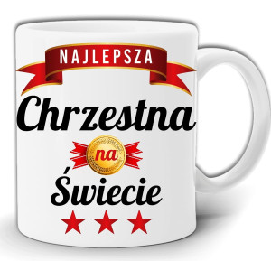 KUBEK NA PREZENT DLA MATKI CHRZESTNEJ + PUDEŁKO GW37 (MATKA CHRZESTNA)