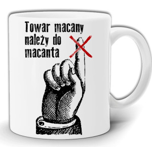 PRL TOWAR MACANY NALEŻY DO MACANTA KUBEK W PUDEŁKU NA PREZENT GW55