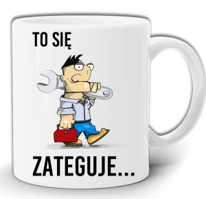 ŚMIESZNY KUBEK MEM TO SIĘ ZATEGUJE KUBEK +PUDEŁK GW46