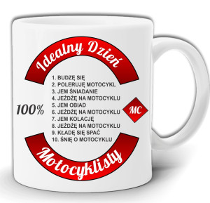 IDEALNY DZIEŃ MOTOCYKLISTY KUBEK W PUDEŁKU GW89
