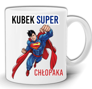 PREZENT DLA SUPER CHŁOPAKA KUBEK W PUDEŁKU GW103