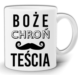 BOŻE CHROŃ TEŚCIA KUBEK W PUDEŁKU GW123