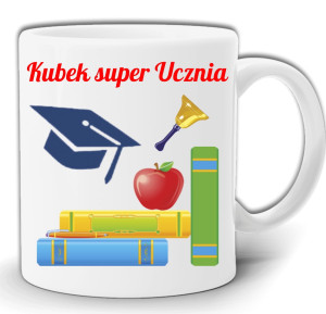 KUBEK SUPER UCZNIA SZKOŁA PAMIĄTKA W PUDEŁKU GW138