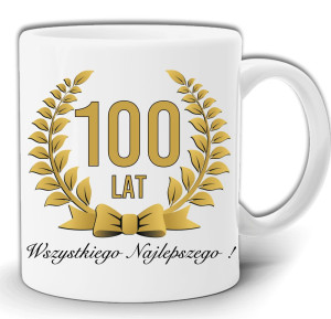 ŻYCZENIA 100 LAT WSZYSTKIEGO NAJLEPSZEGO KUBEK W PUDEŁKU GW146