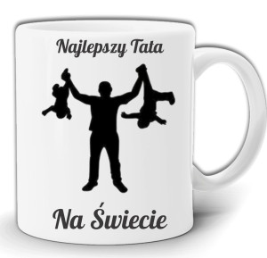 ŚMIESZNY PREZENT DLA TATY NAJLEPSZY TATA KUBEK W PUDEŁKU GW154