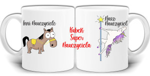 KUBEK SUPER NAUCZYCIELA ŚMIESZNY PREZENT W PUDEŁKU GW169