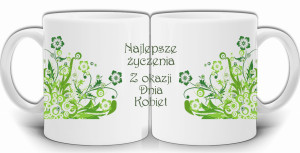 DZIEŃ KOBIET NAJLEPSZE ŻYCZENIA Z OKAZJI DNIA KOBIET KUBEK W PUDEŁKU K11