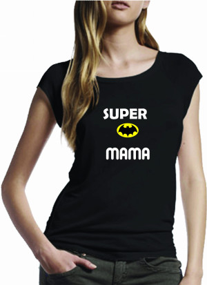 KOSZULKA DAMSKA SUPER MAMA BATMAN