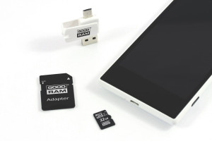 Karta pamięci z adapterem i czytnikiem kart GoodRam All in one M1A4-0320R12 (32GB; Class 10; Adapter, Czytnik kart MicroSDHC, Karta pamięci)