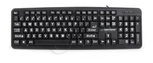 Klawiatura Esperanza Florida EK129 (USB 2.0; (US); kolor czarny)