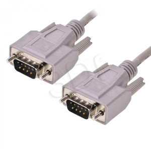 Kabel Akyga AK-CO-03 (RS-232 M - RS-232 M; 2m; kolor biały)