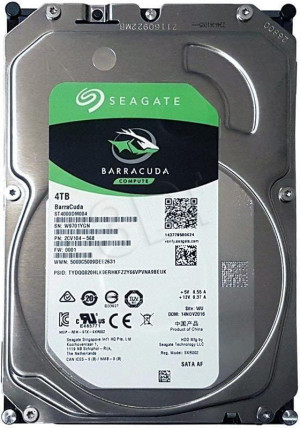 Dysk HDD Seagate Barracuda ST4000DM004 (4 TB ; 3.5"; 256 MB; 5400 obr/min)