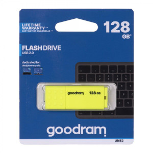 Pendrive GoodRam UME2 UME2-1280Y0R11 (128GB; USB 2.0; kolor żółty)