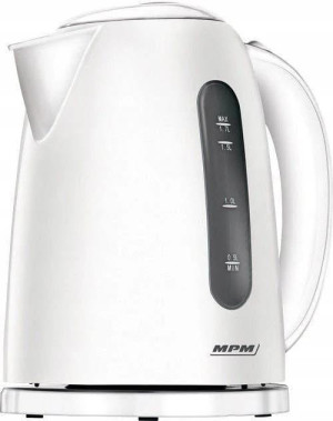 Czajnik bezprzewodowy 1,7 l MPM MCZ-85 biały, poj. 17,L, wymienny filtr, 2200 W