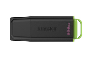 KINGSTON 256GB Portable USB 3.2 Gen 1 DataTraveler Exodia Black/Green