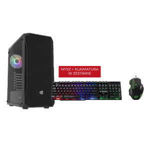 Komputer Pricemax DXL5 - Procesor AMD Ryzen 5 5500 | Pamięć 16GB | Dysk SSD 512GB | GeForce RTX 3050 6GB | Windows 11 | Mysz podświetlana Green + Klaw