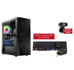 Komputer Pricemax DXL10 - Procesor AMD Ryzen 7 8700F | Pamięć 24GB | Dysk SSD 1TB | GeForce RTX 5060 8GB | Windows 11 || Mysz i Klawiatura GAMEZONE RG