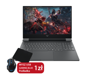 Laptop HP VICTUS 15-FA2082 - Intel i5-13420H | 16GB | SSD 512GB | 15.6" FHD 1920x1080 144Hz | GeForce RTX 4050 6144MB pamięci własnej | Windows 11 | P