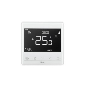 Termostat do sterowania ogrzewaniem podłogowym Nice Warm-Control White