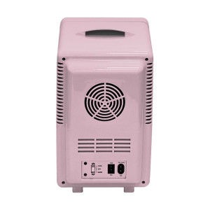 Mini lodówka z lusterkiem do makijażu LED ELLE Home ESDAF01PUEU 6L fioletowa