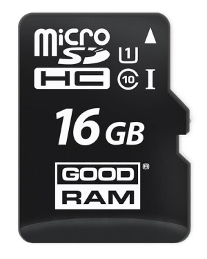 Karta pamięci GoodRam M1AA-0160R12 (16GB; Class 10, Class U1; Adapter, Karta pamięci)