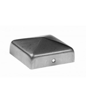 Daszek stalowy kopertowy na słupek 60x60x1 mm/ 62.006.01