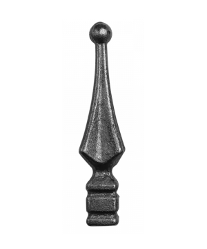 Grot stalowy 20x20 mm / H125 x L30 mm