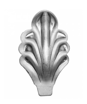 Liść stalowy ozdobny H88 x L48 x 2 mm/ 51.079