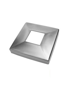 Rozeta maskująca nierdzewna satyna 108x108 mm na profil 40x40 mm/ A/4511-040