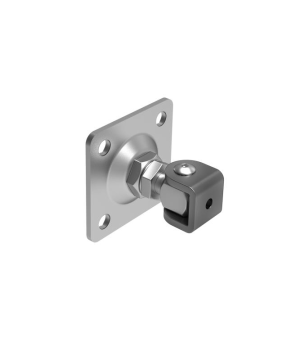 Zawias regulowany z szyldem M16 / 80x80/ 61.018