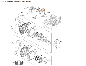 STIHL   Mocowanie kabla 0000 448 1207