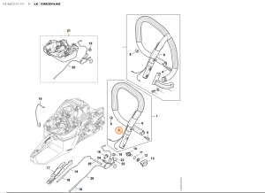 STIHL    Wąż 210 mm 0000 937 4047