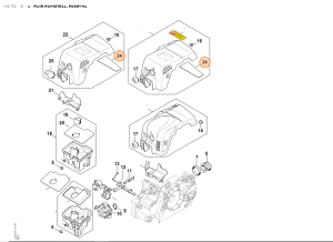 STIHL   Reflektujący element blaszany 1130 084 8300