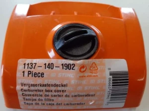Pokrywa filtra, zamknięcie podstawy filtra do pilarek spaliowych Stihl MS 193 T, MS 194 T
