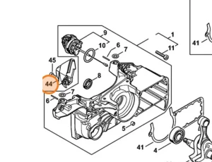 Separator wstępny do pilarek STIHL MS 311 MS 362 MS 362-VW MS 362 C-M MS 362 C-M VW MS 391 MS 400 C-M