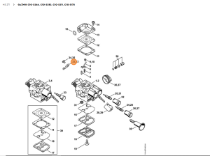 STIHL   Dźwignia 1141 121 6603
