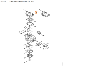 STIHL   Pokrywa membrany sterującej 1143 126 0702