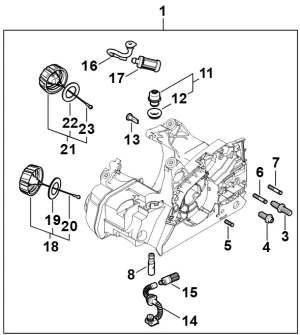 Obudowa silnika pilarek STIHL MS 162 MS 172