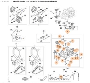 STIHL   Obudowa silnika 1148 020 3003