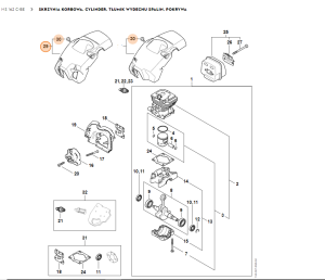 STIHL   Pokrywa 1148 080 1601