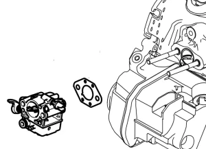 Gaźnik 1148/01 pilarki STIHL MS 162