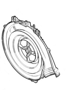 STIHL  Obudowa dmuchawy - zewnątrz 4244 701 0701