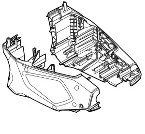 STIHL   Obudowa silnika FA01 600 0802