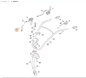 STIHL Glebogryzarka spalinowa MH445.0  Element zaciskowy 6241 716 6500