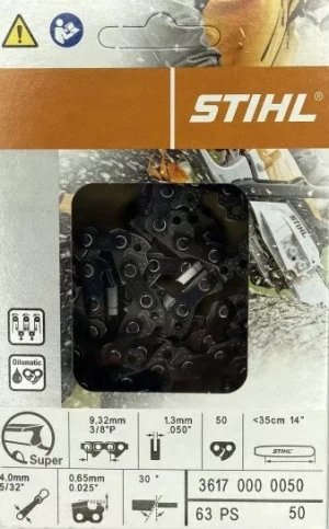 Stihl łańcuch 3/8 picco 1,3mm  50 ogniw do prowadnicy 35 cm MS 172 MS 180 MS 212