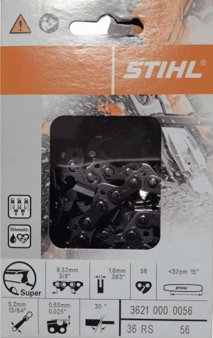 Stihl łańcuch tnący 3/8 1,6mm 56 ogniw prowadzących