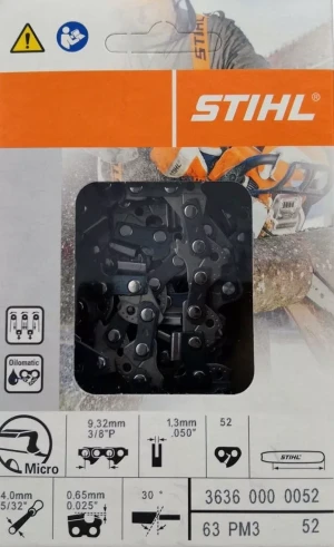 Stihl łańcuch 3/8 picco 1,3mm  52 ogniw