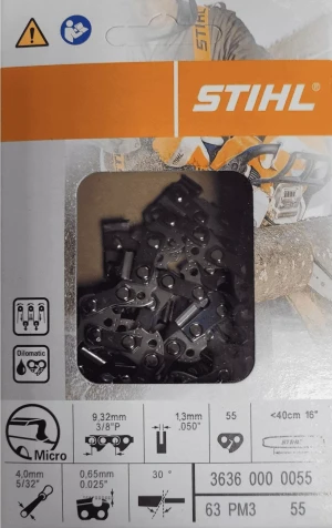 Stihl łańcuch 3/8 picco 1,3mm  55 ogniw prowadnica 40cm